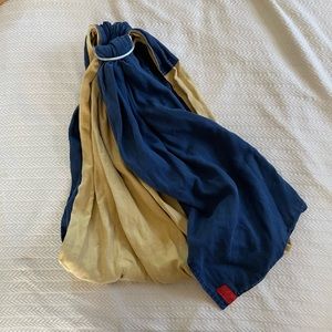 Sakura Bloom linen ring sling